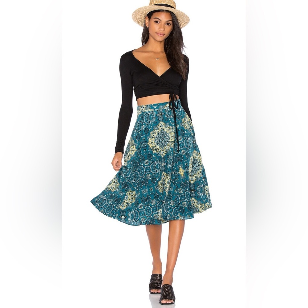 House of Harlow x Revolve - Laya midi skirt in Moroccan tile print, size XS